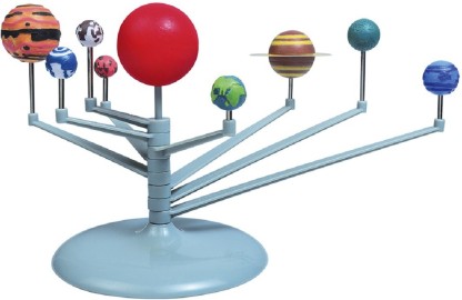 Wood Solar System Planetarium Building Blocks Model Kids Science DIY Kits 