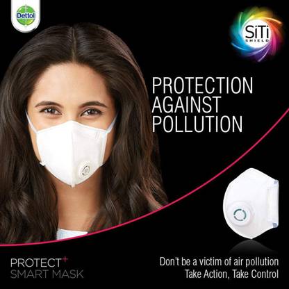 Dettol Siti Shield Protect Plus N95 Anti Pollution Smart Medium Price In India Buy Dettol Siti Shield Protect Plus N95 Anti Pollution Smart Medium Online At Flipkart Com Dettol pollution mask n95 cambridge reusable, washable, durable (black, extra large) : dettol siti shield protect plus n95 anti pollution smart medium