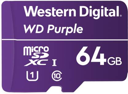 WD 64 GB Class 10 80 Mbps Memory Card 