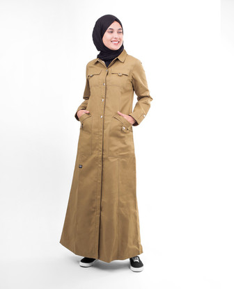Open Winter Abaya Women Height 