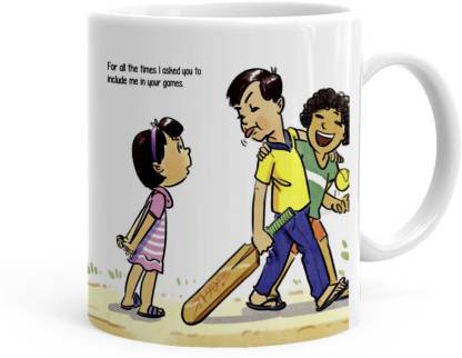 Khakee Funny Quote For Brother Sister Theme (-155A) Ceramic Coffee Mug  Price in India - Buy Khakee Funny Quote For Brother Sister Theme (-155A)  Ceramic Coffee Mug online at 