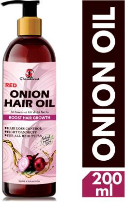 Glamlives Red ONION Hair Oil - Blend of 16 Natural Oils For Hair Oil (200  ml) Hair Oil - Price in India, Buy Glamlives Red ONION Hair Oil - Blend of  16