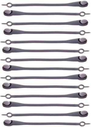 grey elastic shoe laces