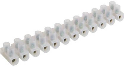 3A 12-Way Terminal Block/ Cable Connector Strip for Electrical Connections-BLACK