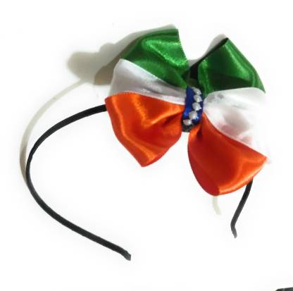 Skd Tricolor Big Bow Hair Accessories for Women & Girls Hair Band Price in  India - Buy Skd Tricolor Big Bow Hair Accessories for Women & Girls Hair  Band online at 
