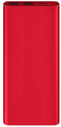 Mi 10000 mAh Power Bank (PB10IZM, 18W Fast Charging) (Red, Lithium Polymer) thumbnail