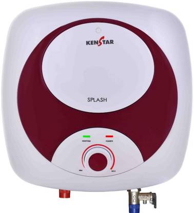 Kenstar 10 L Storage Water Geyser (SPLASH, White/Maroon)