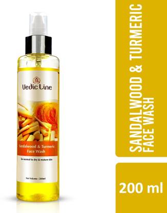 Vedic Line Sandalwood & Turmeric For Normal To Dry & Mature Skin Face Wash