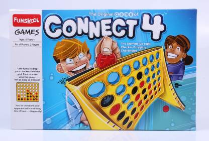 FUNSKOOL The Original Game of Connect 4 Strategy & War Games Board Game