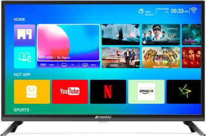 Sansui Pro View 80cm (32 inch) HD Ready LED Smart TV 2019 Edition with WCG (32VAOHDS/32NVAOHDS) thumbnail