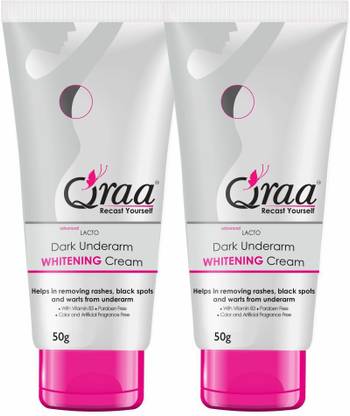 Qraa Advanced Lacto Dark Underarm Whitening Cream 50 50g Price In India Buy Qraa Advanced Lacto Dark Underarm Whitening Cream 50 50g Online At Flipkart Com
