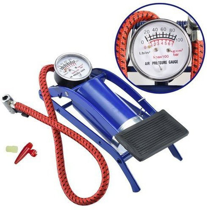 PSYCHE Portable Foot pump 100 psi Tyre 
