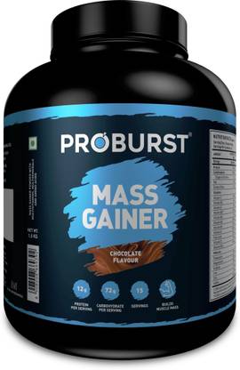 Proburst Mass Gainer Chocolate Weight Gainers Mass Gainers Price In India Buy Proburst Mass Gainer Chocolate Weight Gainers Mass Gainers Online At Flipkart Com