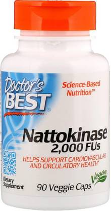 Doctor's Best Nattokinase 2,000 Fus 90 Veggie Caps Price in ...
