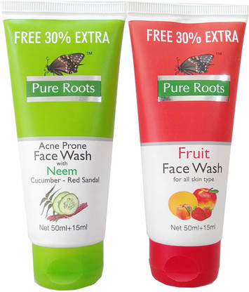 pure roots papaya face wash