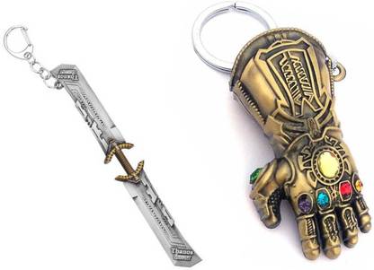 Boring Thanos Endgame Double Sided Sword With Thanos Hand Keychain Key Chain Price In India Buy Boring Thanos Endgame Double Sided Sword With Thanos Hand Keychain Key Chain Online At Flipkart Com
