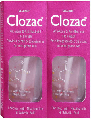 clozac face wash price