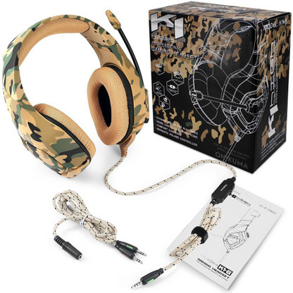 Onikuma K1B Camo Wired Gaming Headset 