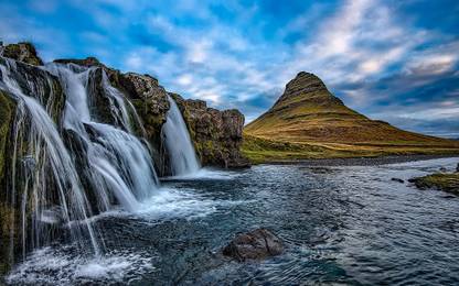 Nature Wall Poster Waterfall Scenery Poster High Resolution 300 Gsm 18 X 12 Paper Print Nature Decorative Floral Botanical Posters In India Buy Art Film Design Movie Music Nature And Educational