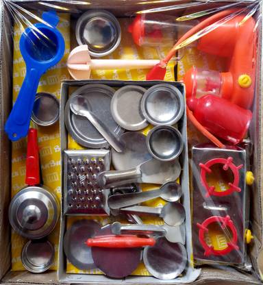 Time2play Indian Steel Cook Set For Kids Kitchen Accessories Indian Steel Cook Set For Kids Kitchen Accessories Buy Chef Toys In India Shop For Time2play Products In India Flipkart Com