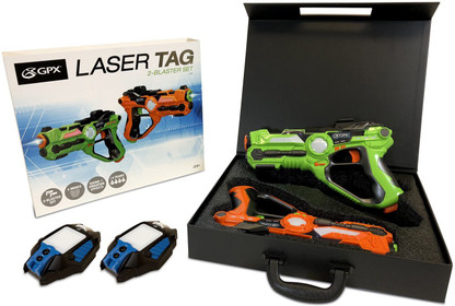 Laser tag blasters and vests