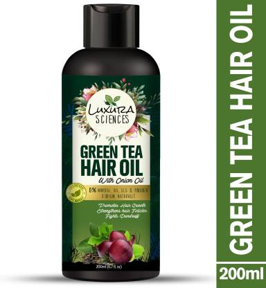 LUXURA SCIENCES Green Tea Hair Oil with Onion Oil for Hair Growth, Dandruff  Hair Oil - Price in India, Buy LUXURA SCIENCES Green Tea Hair Oil with  Onion Oil for Hair Growth,