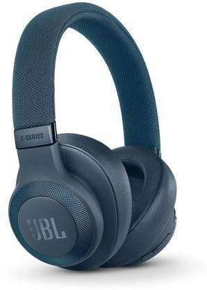 JBL E65BTNC Bluetooth Headset with Mic  (Blue, Over the Ear) thumbnail
