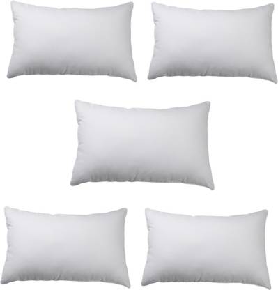 Soft Touch Polyester Fibre Solid Sleeping Pillow Pack of 5