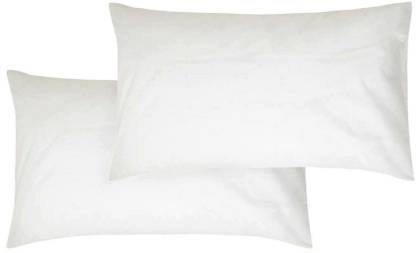Soft Touch Polyester Fibre Solid Bed/Sleeping Pillow Pack of 2