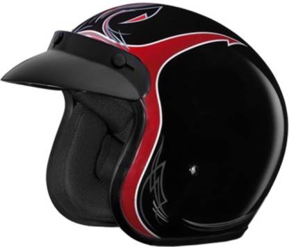STUDDS JETSTAR CLASSIC D4 OPEN FACE PINNED CHERRY - L Motorbike Helmet