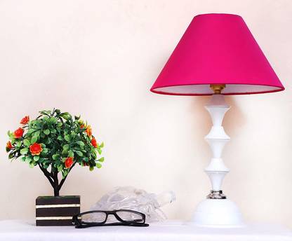 Candela Conical Shade Table Lamp Pink In India At Flipkart Com Candela Conical Shade Table Lamp Pink, Table Lamp For Bedroom Flipkart