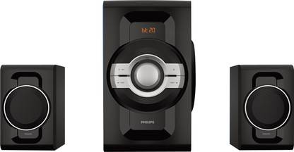 Philips MMS2260B/94 60 W Bluetooth Home Theatre  (Black, 2.1 Channel)