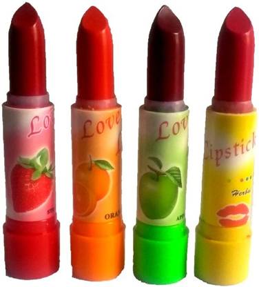 Rabcom Herbal Love Pineapple Orange Lemon Strawberry Matte Lipstick Set Of 4 Price In India Buy Rabcom Herbal Love Pineapple Orange Lemon Strawberry Matte Lipstick Set Of 4 Online In India Street wear lipsticks are the cheapest lipstick brand in india. rabcom herbal love pineapple orange