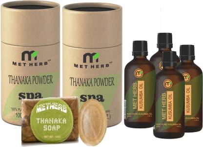 Metherb Thanaka powder 2x100g & kusumba oil 4x100ml with Thanaka Soap 125g For permanent hair removal Price in India - Buy Metherb Thanaka powder 2x100g & kusumba oil 4x100ml with Thanaka Soap Metherb Thanaka powder 2x100g & kusumba oil 4x100ml with Thanaka Soap 125g For permanent hair removal Price in India - Buy Metherb Thanaka powder 2x100g & kusumba oil 4x100ml with Thanaka Soap