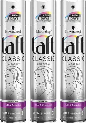 Schwarzkopf Taft Classic Hair Spray Extra Strong (Pack of 3) Hair Spray - Price in India, Buy Schwarzkopf Taft Classic Hair Spray Extra Strong (Pack of 3) Hair Spray Online In India, Schwarzkopf Taft Classic Hair Spray Extra Strong (Pack of 3) Hair Spray - Price in India, Buy Schwarzkopf Taft Classic Hair Spray Extra Strong (Pack of 3) Hair Spray Online In India,