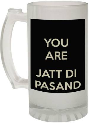 Kesri Gifts Jatt Di Pasand Funny Quote(F-BM-2204P) Glass Beer Mug Price in India - Buy Kesri Gifts Jatt Di Pasand Funny Quote(F-BM-2204P) Glass Beer Mug online at Kesri Gifts Jatt Di Pasand Funny Quote(F-BM-2204P) Glass Beer Mug Price in India - Buy Kesri Gifts Jatt Di Pasand Funny Quote(F-BM-2204P) Glass Beer Mug online at