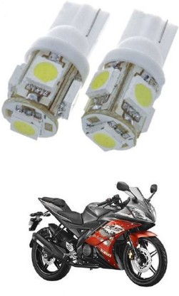 White JinXiu 2 PCS Waterproof LED Tail light License Plate Light with 3 White LEDs for Motorcycle ATV Car RV 
