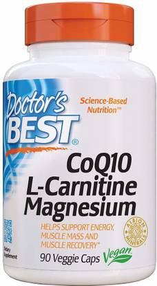 Doctor's Best Coq10 L/Carnitine Magnesium 90 Vitamins Capsule ...