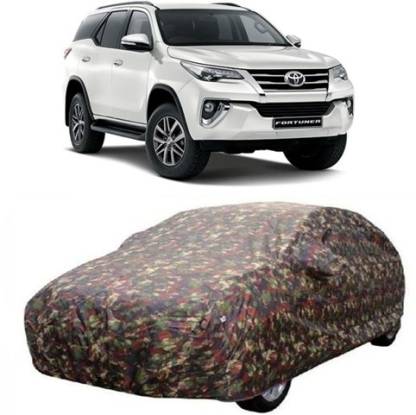 HDSERVICES Car Cover For Toyota Fortuner (With Mirror Pockets)