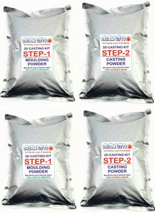 Dream Gifts Baby 2 Feet 3d Casting Kit Moulding Powder 350 Gms Casting Powder 500 Yellow Baby 2 Feet 3d Casting Kit Moulding Powder 350 Gms Casting Powder 500 Yellow