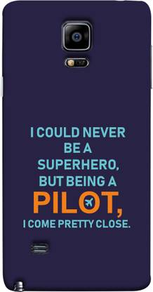 whats your kick Back Cover for Superhero Pilot For Samsung Galaxy Note 5 Edge