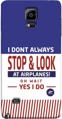 whats your kick Back Cover for Stop & Look at Airplanes For Samsung Galaxy Note 5 Edge