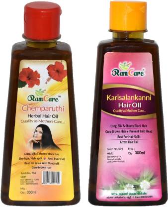 Ram Care Chembaruthi and Karisalankanni Herbal Hair Oil Each Hair Oil -  Price in India, Buy Ram Care Chembaruthi and Karisalankanni Herbal Hair Oil  Each Hair Oil Online In India, Reviews, Ratings