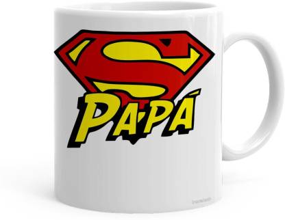 Kesri Gifts Super Papa Theme Ks Dad Day 659p Ceramic Coffee Mug Price In India Buy Kesri Gifts Super Papa Theme Ks Dad Day 659p Ceramic Coffee Mug Online At Flipkart Com