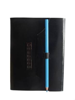 Coronal Leather Journals Nice Modern Design and Pencil Closer A5 Journal Unruled 200 Pages