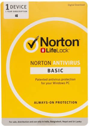 Norton Anti Virus 1 User 1 Year