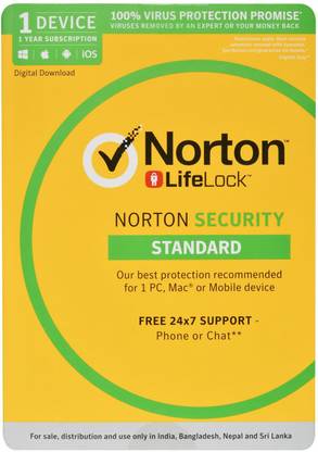 Norton Security Standard 1 User 1 Year - Buy Norton Security ...