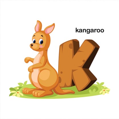 Medium Orange Kangaroo 