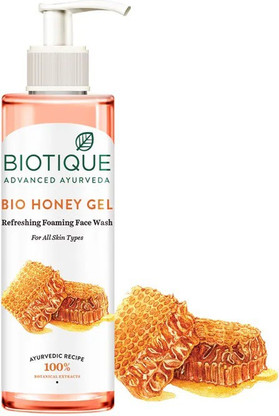 biotique honey gel face wash price