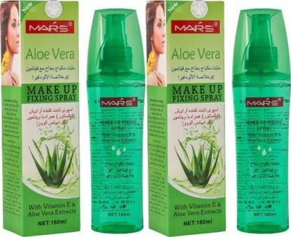M A R S Longlasting Aloe Vera Make Up Fixer Setting Spray Set Of 2 Primer 320 Ml Price In India Buy M A R S Longlasting Aloe Vera Make Up Fixer Setting Spray Set Of 2 Primer